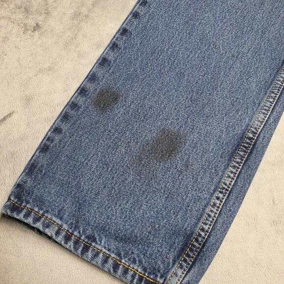 Levis 550 Jeans Mens 33x30 Blue Relaxed Fit Tapered Leg Zip Fly Denim Classic - Picture 6 of 12